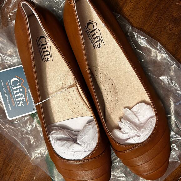 Cliffs White Mountain Ballet Flats 11 Brown Tan NWT NEW Comfort Women's - Picture 5 of 7